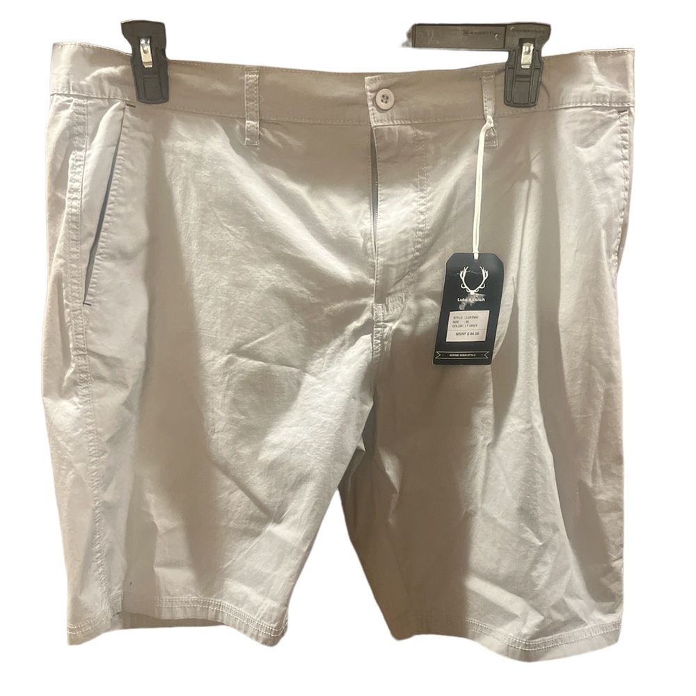 Luke & Dutch Men’s Shorts. Size 38 Color Lt Grey
